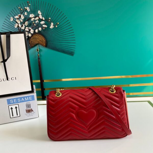Gucci Marmont Matelasse Flap Bag - Image 2