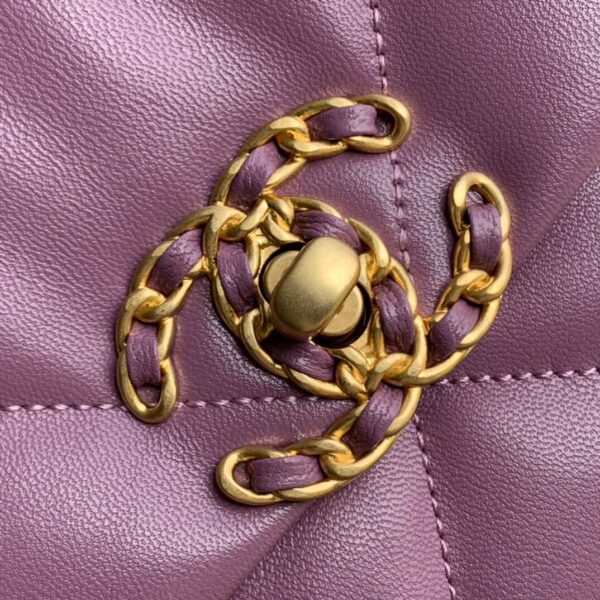 Chanel 19 Bag Purple - Image 6