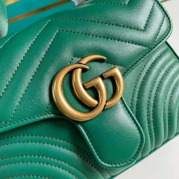 Gucci Marmont Mini Top Handle Bag - Image 4