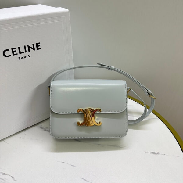 Celine Teen Leather Triomphe Bag