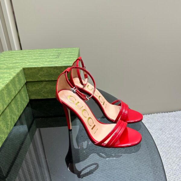 Gucci Women Metallic Heel - Image 6
