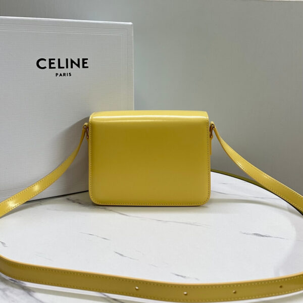 Celine Teen Leather Triomphe Bag - Image 5