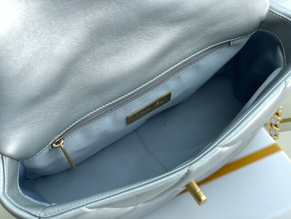 Chanel 19 Bag Gray Blue - Image 4