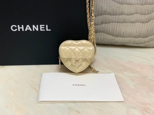 Chanel CC Love Heart Mini Bag - Image 2