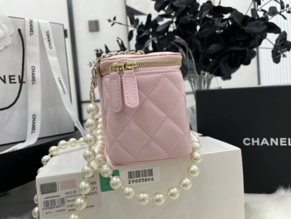 Chanel Small Vanity Case with Chain - Image 5