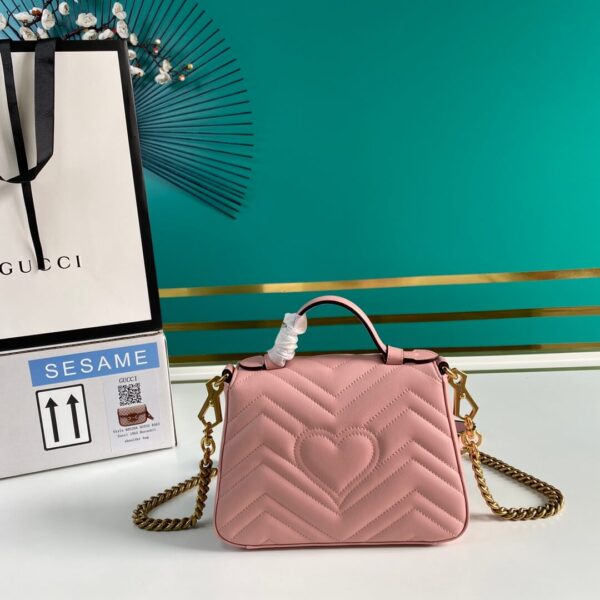 Gucci Marmont Mini Top Handle Bag - Image 6