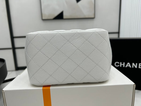 Chanel Classic Tote Bag White - Image 8