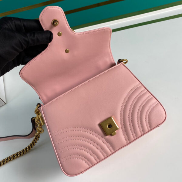 Gucci Marmont Mini Top Handle Bag - Image 3