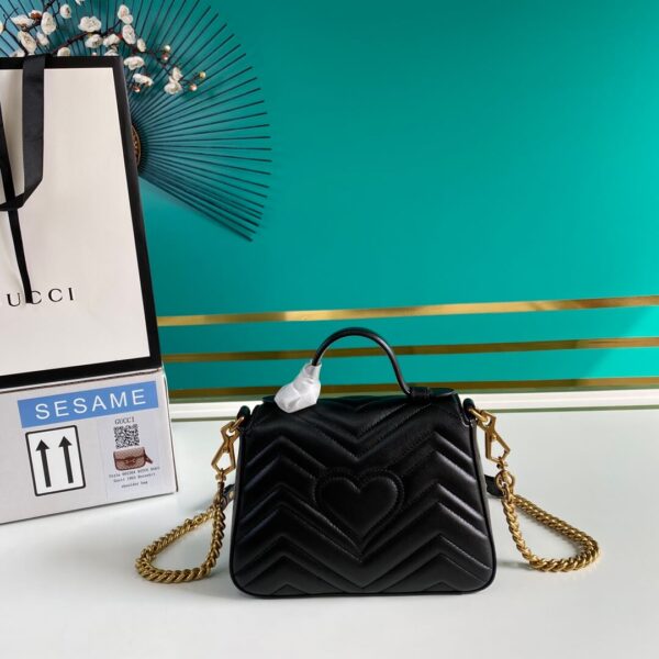 Gucci Marmont Mini Top Handle Bag - Image 2