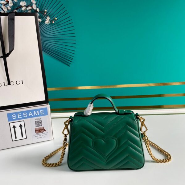 Gucci Marmont Mini Top Handle Bag - Image 6