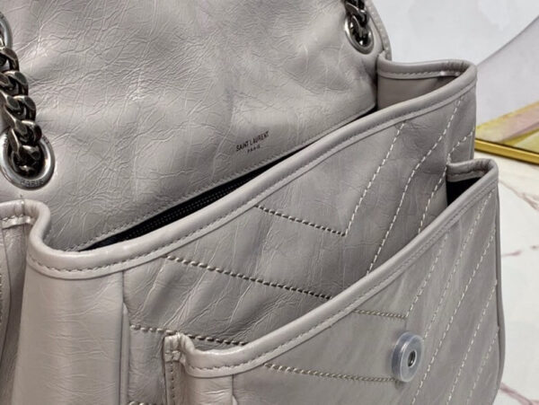 Women's YSL Niki Medium Leather Shoulder Bag - Image 5