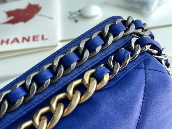 Chanel 19 Bag Blue - Image 6