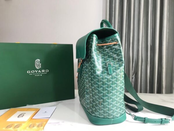 Goyard Alpin Green Backpack - Image 7
