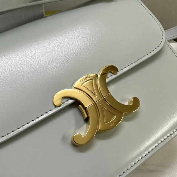 Celine Teen Leather Triomphe Bag - Image 5