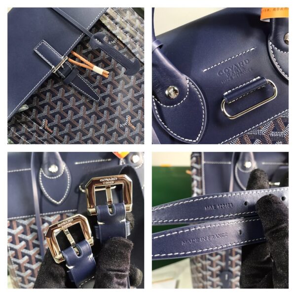 Goyard Alpin Blue Backpack - Image 3
