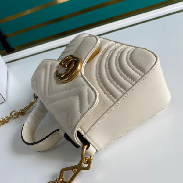 Gucci Marmont Mini Top Handle Bag - Image 6