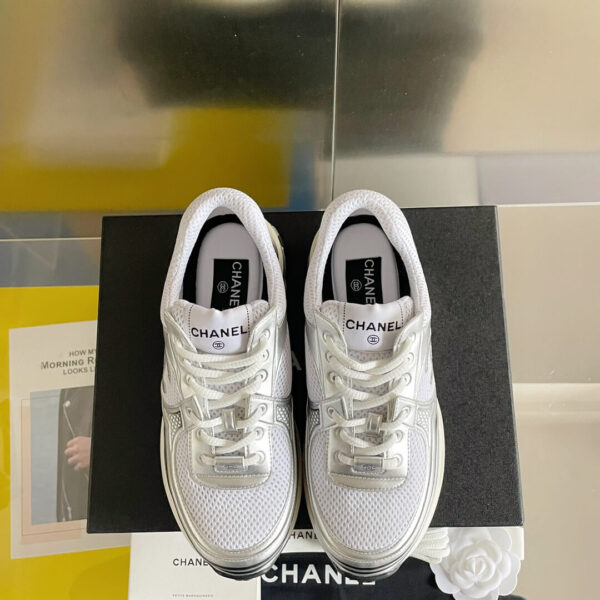 Women's Chanel CC Sneakers - Image 7