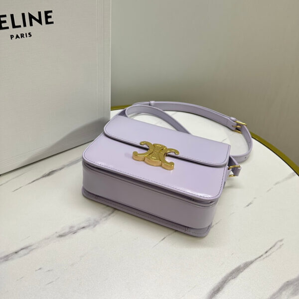 Celine Teen Leather Triomphe Bag - Image 7