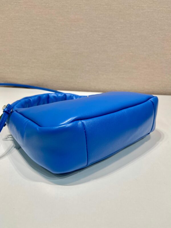 Prada Small Padded Blue Bag - Image 7