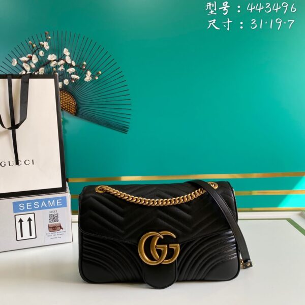 Gucci Marmont Matelasse Flap Bag - Image 7