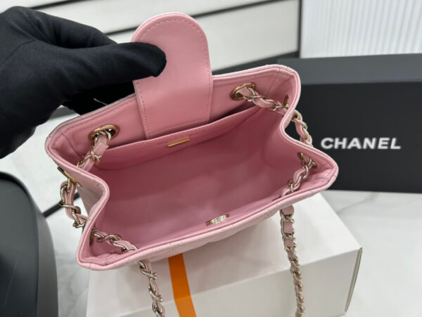 Chanel Classic Tote Bag Pink - Image 6