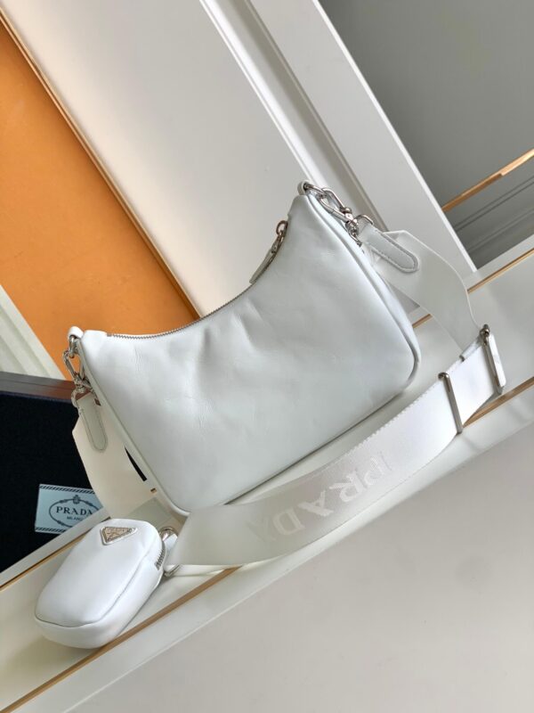 Prada Hobo White Bag - Image 9