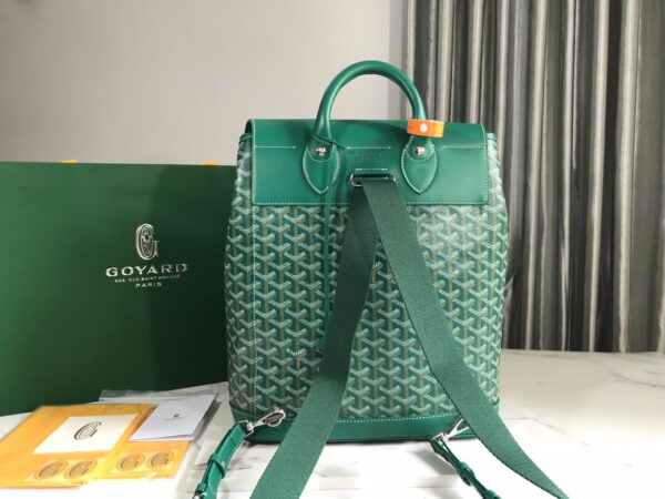 Goyard Alpin Green Backpack - Image 9