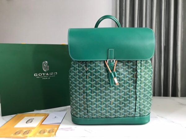 Goyard Alpin Green Backpack