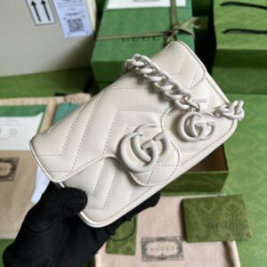 Gucci Marmont White Bags