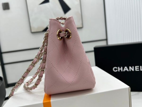 Chanel Classic Tote Bag Pink - Image 7