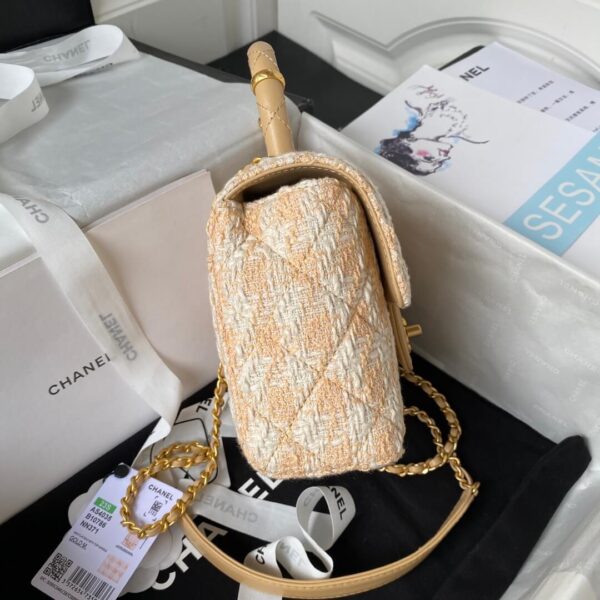 Chanel Matelasse 2 Way Top Handle Chain Shoulder Tote Bag - Image 9