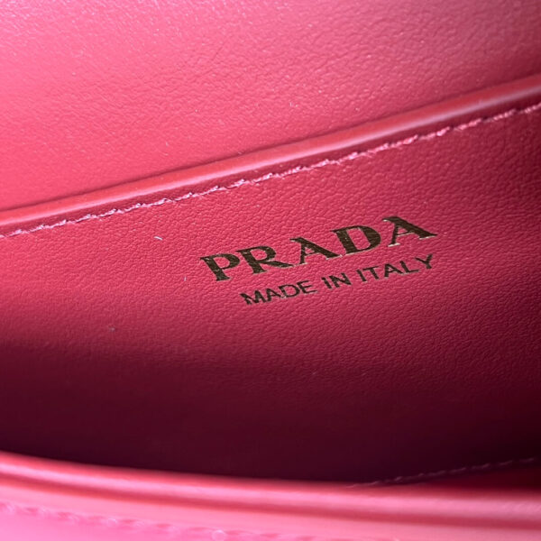 Prada Embleme Saffiano Shoulder Bag in Patent Leather - Image 8