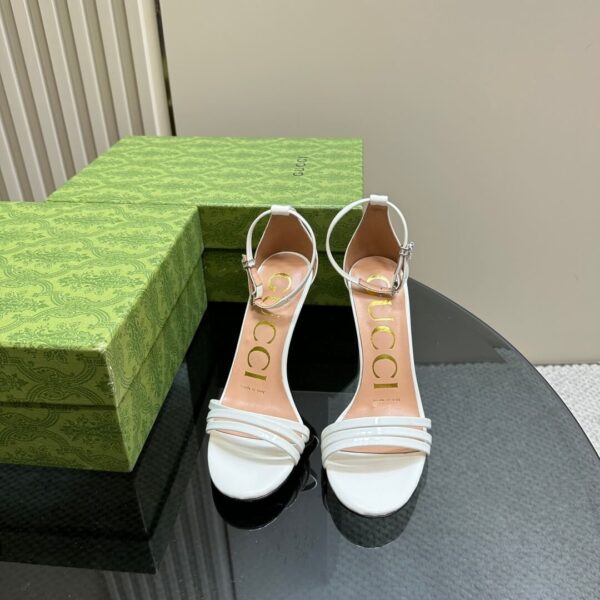 Gucci Women Metallic Heel - Image 8