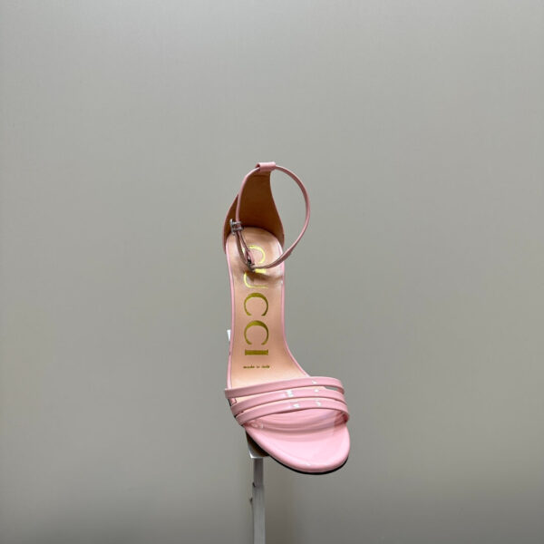 Gucci Women Metallic Heel - Image 8