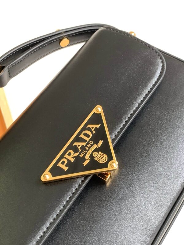 Prada Embleme Saffiano Shoulder Bag - Image 9