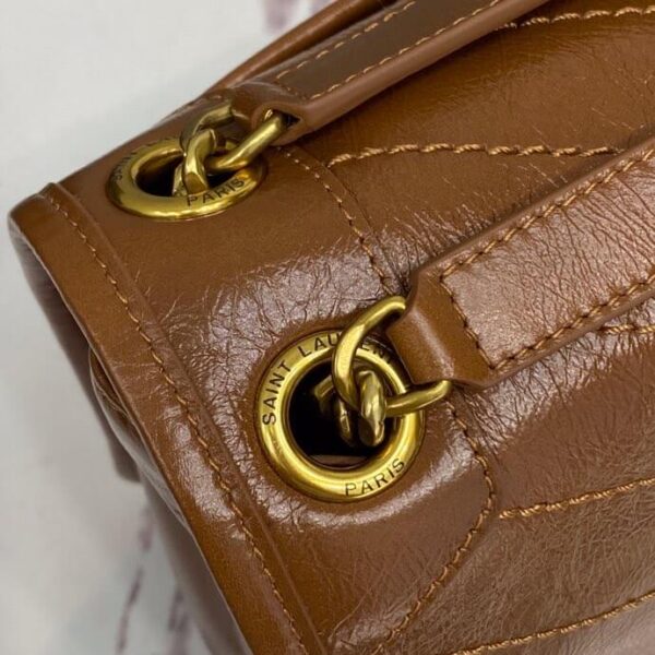 Women’s YSL Niki Medium Leather Shoulder Bag - Image 8