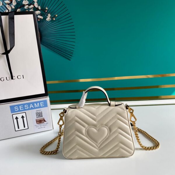 Gucci Marmont Mini Top Handle Bag - Image 7