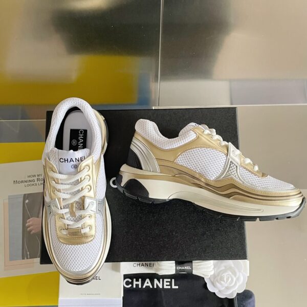 Women's Chanel CC Sneakers - Image 7