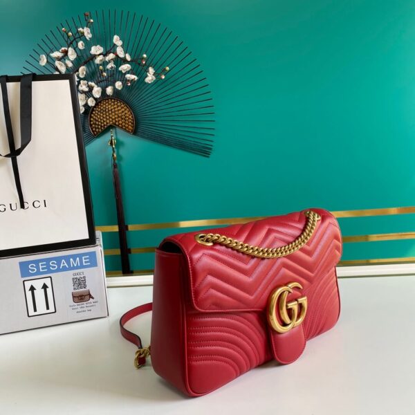 Gucci Marmont Matelasse Flap Bag