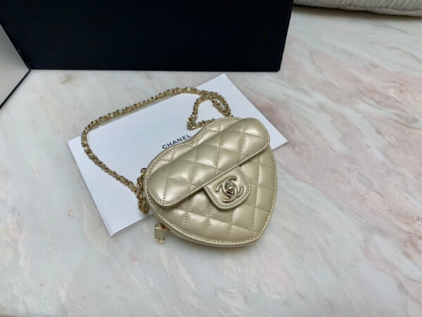 Chanel CC Love Heart Mini Bag