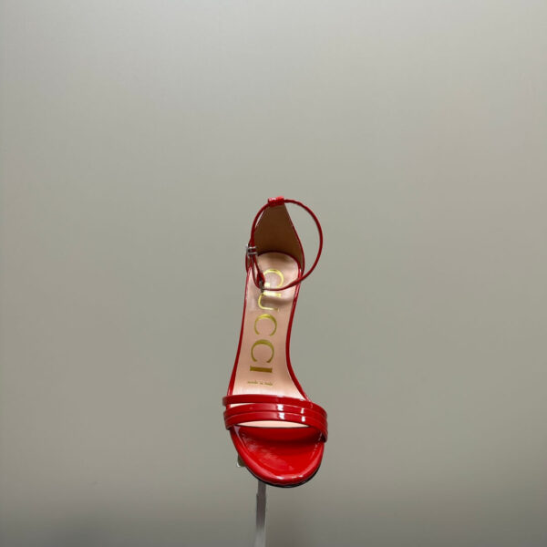 Gucci Women Metallic Heel - Image 9