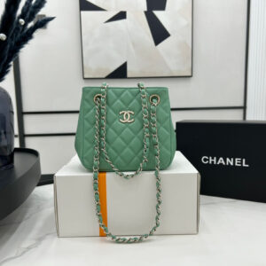 Chanel Classic Tote Bag Green