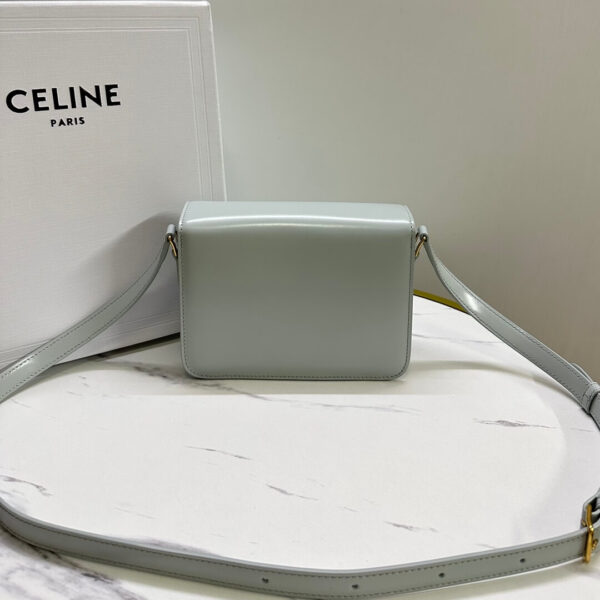 Celine Teen Leather Triomphe Bag - Image 8