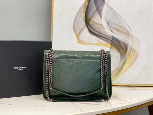 Women’s YSL Niki Medium Leather Shoulder Bag - Image 7
