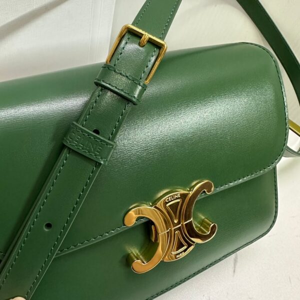 Celine Teen Leather Triomphe Bag - Image 8