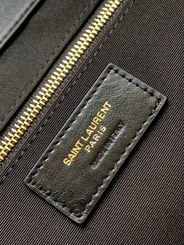 YSL Icare Maxi Shopping Bag Black - Image 9