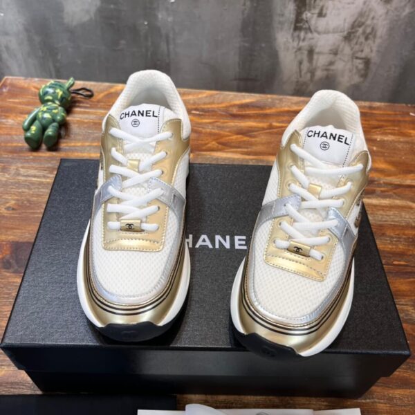 Women's Chanel CC Sneakers - Image 7