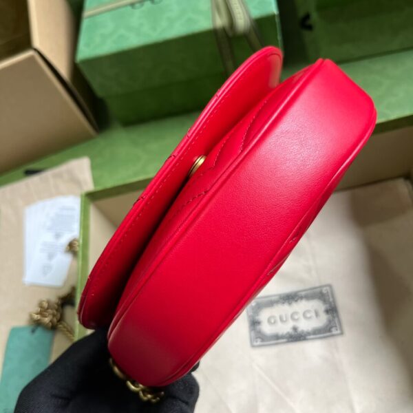 Gucci Mini GG Marmont Shoulder Bag - Image 9