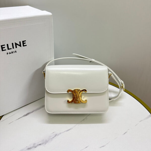 Celine Teen Leather Triomphe Bag
