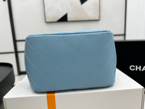 Chanel Classic Tote Bag Sky Blue - Image 6
